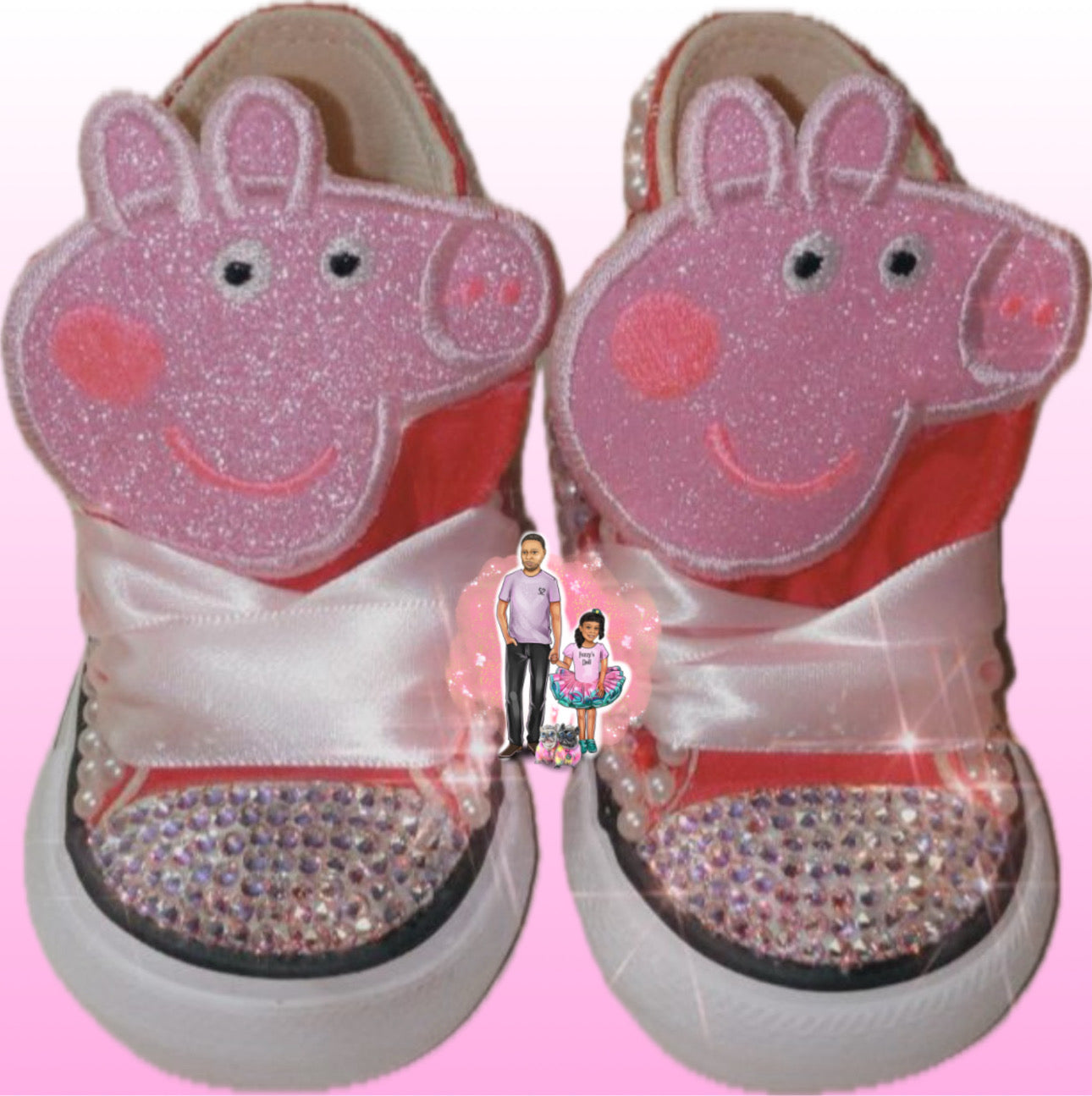 Inspired Peppa Pig bling