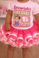 Custom 1st Birthday Girl Outfit – Icky Sticky Birthday Shirt & Pink Tutu Set | Ms. Rachel birthday outfit| Personalized First Birthday Outfit
