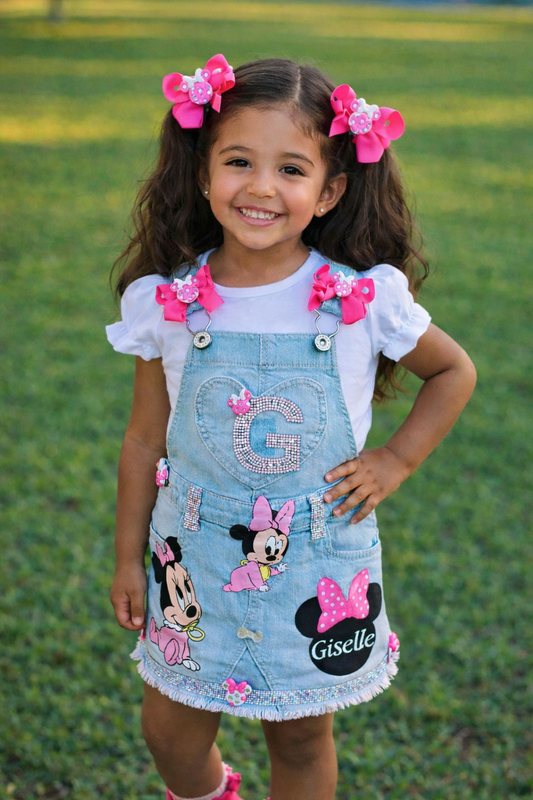 Baby Minnie overall dress