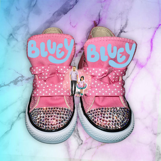 Bluey Bling Converse